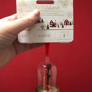 Sketchbook ornament Rose from Beauty and The Beast